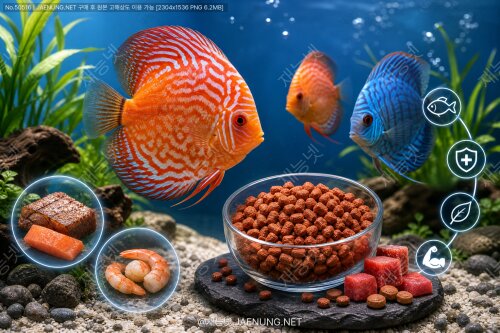 🐟 디스커스 사료와 영양, 고단백 급여 완전정복!