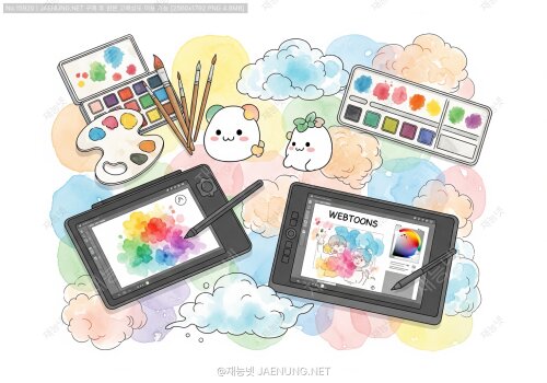 디지털 수채화 효과 완전 정복! 🎨 웹툰과 일러스트에 생기를 불어넣는 수채화 테크닉