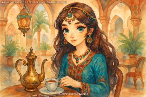 ☕ 아랍의 향기를 담은 카페와 차 문화 여행 - 아랍어로 배우는 차 문화의 세계 ☕