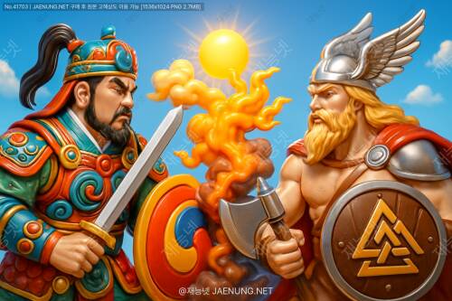 ⚔️ 한국 전쟁신화 VS 게르만 전쟁신화: 무력의 신화적 정당화 🛡️
