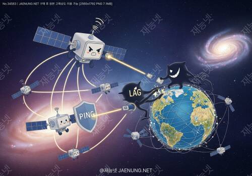 우주 인터넷 시대, 렉(Lag)과의 전쟁: 위성 통신 지연시간 0에 도전하다! 🚀
