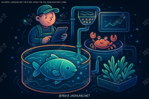 🌊 반순환식 시스템 설계: 수산양식의 미래를 열다 🐟