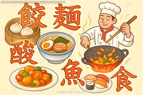 한자와 동아시아 음식 문화: 요리명의 유래와 의미