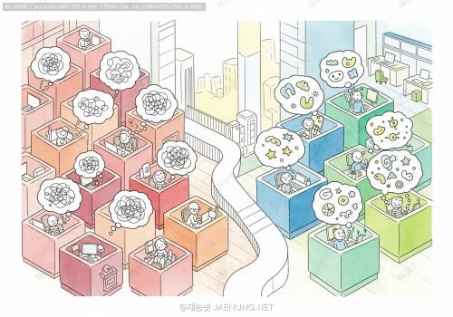 🏢 오피스 밀도가 인간의 사고 패턴과 창의성에 미치는 영향: 공간 설계의 심리학 🧠