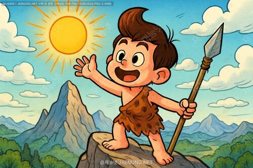 🏔️ 높은 산을 처음 오른 원시인의 동기는? 원시시대의 산악 탐험기! 🦍