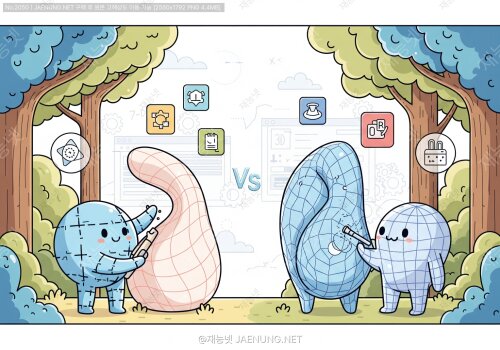 T-Splines vs 서브디비전: 유기적 형태 모델링, 뭐가 더 효율적일까? 🌊