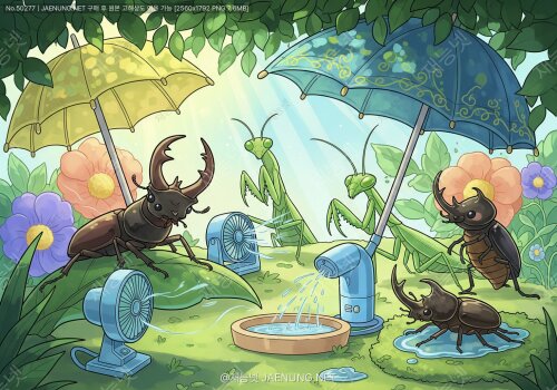 🌡️ 곤충 여름 고온 관리와 열사병 예방 — 반려곤충을 폭염에서 지키는 법