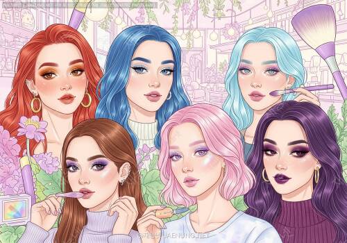 💄 헤어 컬러에 맞는 메이크업 팁