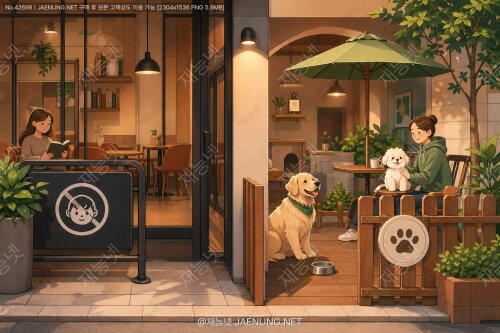 카페 노키즈존과 펫 프렌들리 공간, 디자인으로 경계를 만들다 ☕🐾