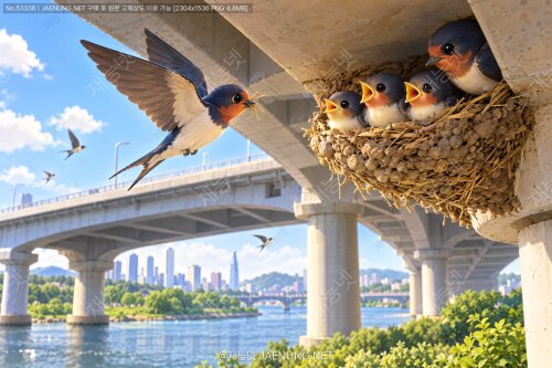 🌉🐦 교량 밑에 새집이 자주 생기는 이유는? 다리가 '인공 절벽'이 되는 도시 인프라의 생태학