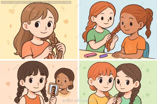 쉽게 따라하는 땋은 머리 변형 완전정복