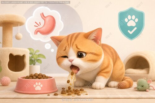 🐱 고양이가 사료를 토해요! 원인부터 대처법까지집사라면 꼭 알아야 할 구토 완전 정복 가이드