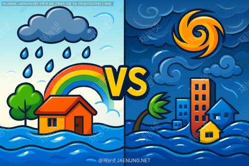 🌪️ 장마철 홍수 VS 태풍철 홍수피해 규모가 더 큰 때는?