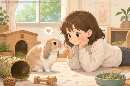 토끼와 교감하는 법
