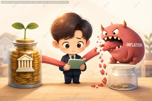 실질금리로 보는 인플레이션이 예금을 갉아먹는 방식: 통장 잔고는 늘어도 내 돈이 가난해지는 이유