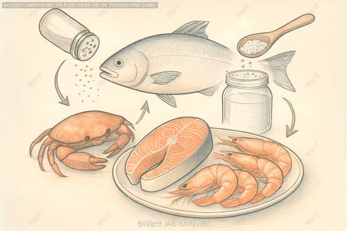 염건품 염도조절 기법: 맛있는 수산물 가공의 비밀 🧂🐟