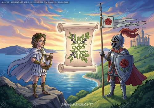 📚 에로토크리토스 VS 서방 기사 로망스: 문화적 정체성의 문학적 표현 ⚔️