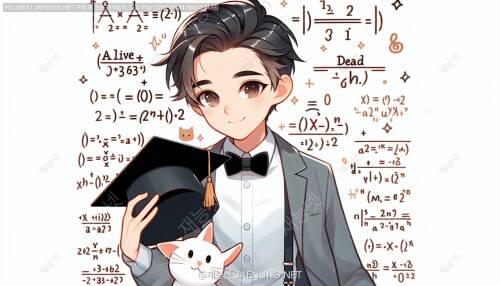 슈뢰딩거의 고양이 역설: |ψ⟩ = (|살아있음⟩ + |죽음⟩)/√2