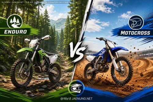 🏍️ 엔듀로(Enduro)와 모토크로서(Motocrosser)의 차이 — 오프로드 바이크 두 장르 완전 비교