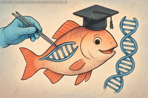 가시 없는 생선, 이제 젓가락질 스킬은 넣어둬! DNA 편집의 마법 🐟✨