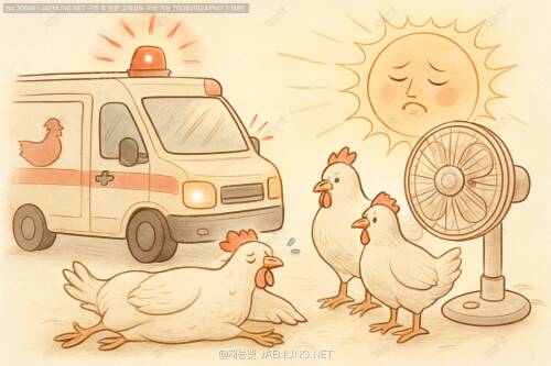 삐뽀삐뽀! 우리 닭들 찜닭 되기 일보 직전? 여름철 열사병 완전정복 가이드 🐔🔥