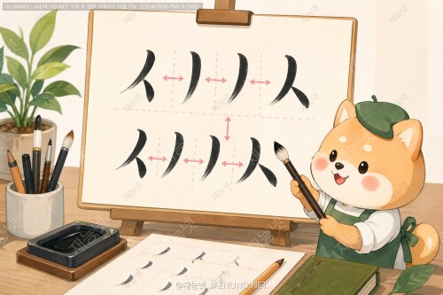 캘리그라피 글자 간격과 행간 조절의 비밀