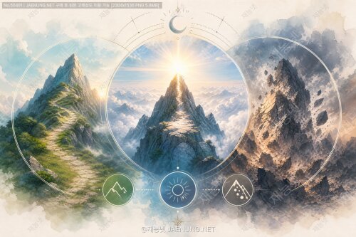 ⛰️ 산꿈 해몽 가이드: 산을 오르는 꿈, 정상에 서는 꿈, 산이 무너지는 꿈의 진짜 의미