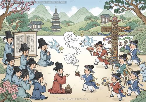 ⛩️ 유교사상과 무속: 예법과 신령신앙의 갈등 🔮