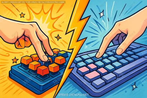 ⌨️ 기계식 vs 멤브레인 키보드: 타건의 쾌감, 어떤 게 더 짜릿할까?