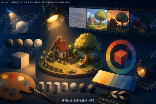 🎨✨ 애니메이션 라이팅과 쉐이딩 효과의 모든 것 — 빛과 그림자로 완성되는 영상 마법