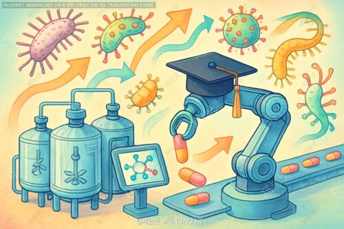 진화하는 병원체를 따라잡기 위한 적응형 약물 생산 시스템은 가능할까? 🧪🦠