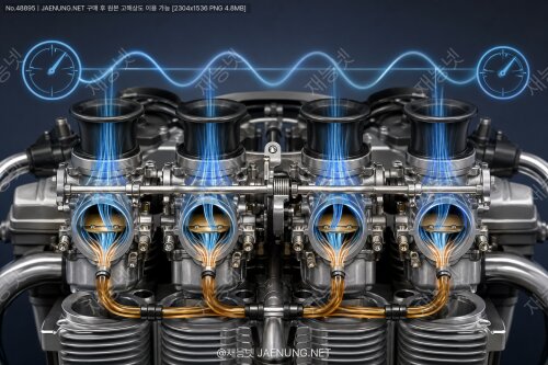 ⚙️ 카뷰레터 동조(Synchronization) 완전 정복 — 병렬 다기통 엔진에서 각 기통의 공기량을 정확하게 맞추는 방법과 원리