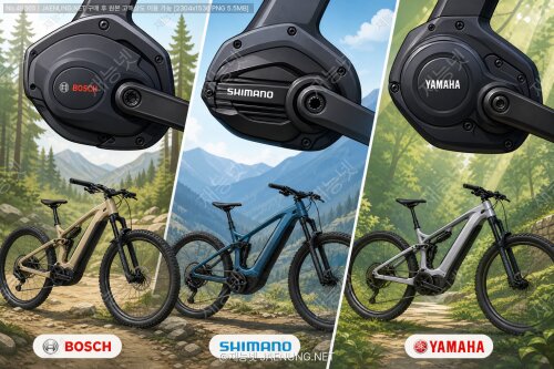 ⚡ 전기자전거 3강 구동계 비교보쉬(Bosch) · 시마노(Shimano) · 야마하(Yamaha)의 모든 차이