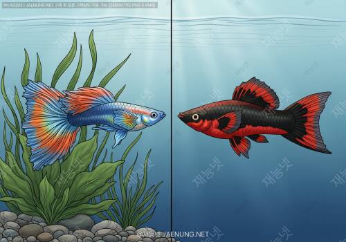🐠 구피 vs 플래티 완벽 비교 가이드 🐟