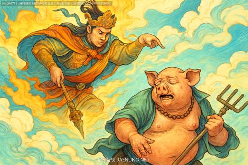 🐷 저팔계의 전락: 천봉원수에서 돼지요괴로의 변화