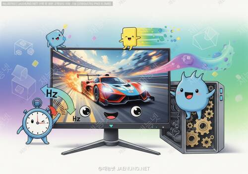 🎮 게이밍 모니터의 고주사율 구현 기술: 부드러운 화면의 비밀