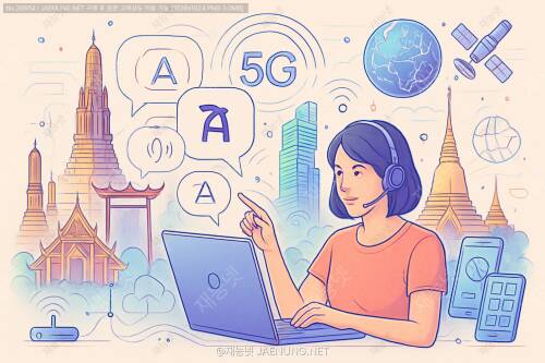 📡 태국어로 알아보는 태국의 5G 통신 인프라와 디지털 혁명
