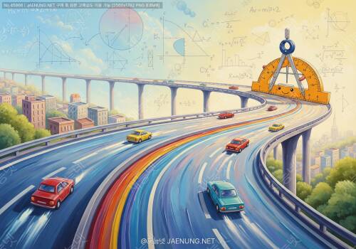 🛣️ 고속도로 커브의 원심력 계산 원리와 도로 설계의 과학 🚗