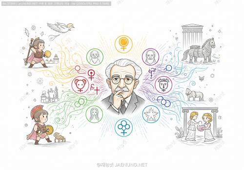 🏛️ 융의 집단무의식이 그리스·로마 신화 연구에 불러온 혁명적 변화