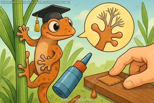 🌿 자연에서 배우는 놀라운 접착 기술: 자연모사 접착소재의 개발 원리와 실생활 응용 🦎