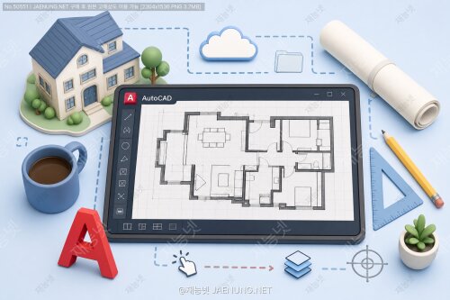 🏗️ AutoCAD로 건축 평면도 제대로 그리는 법 — 기초부터 실전 테크닉까지