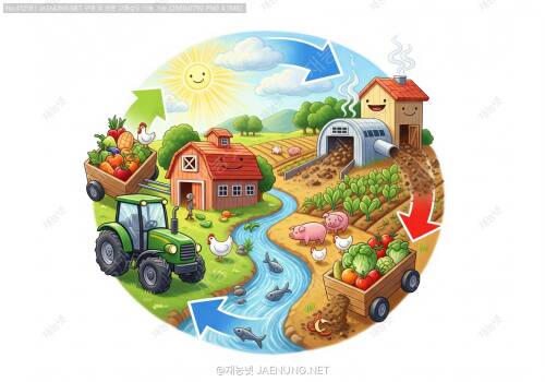 🌱 농식품 산업의 순환경제 모델과 지속가능한 비즈니스 설계: 버리는 것 없이 돌고 도는 미래 농업 🔄