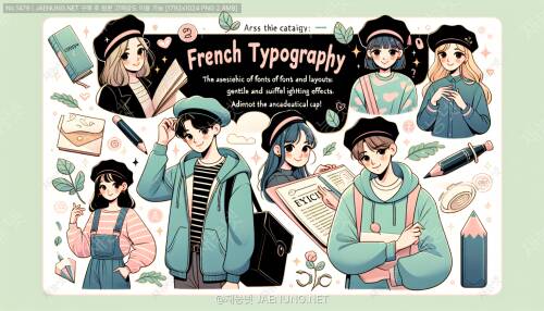 프랑스어 타이포그래피의 세계: 폰트와 레이아웃의 미학 🇫🇷✨