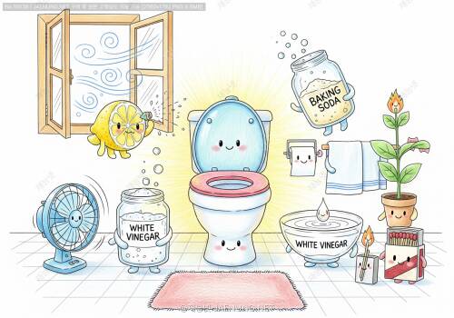 🚽 화장실 악취 제거를 위한 천연 방법 대작전! 🌿