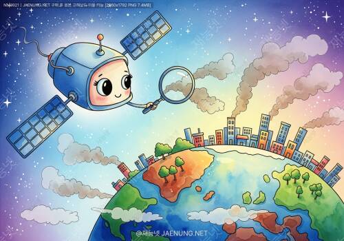 🛰️ 인공위성으로 대기 오염 들여다보기 🌍