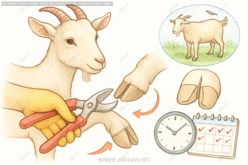 염소 발굽, 언제 어떻게 깎아야 할까? 🐐초보 집사를 위한 발굽깎기 주기 완벽 가이드