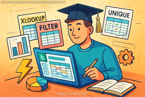 🔍 동적 배열 함수 마스터하기: XLOOKUP, FILTER, UNIQUE 총정리 (2025년 최신 가이드) 🚀