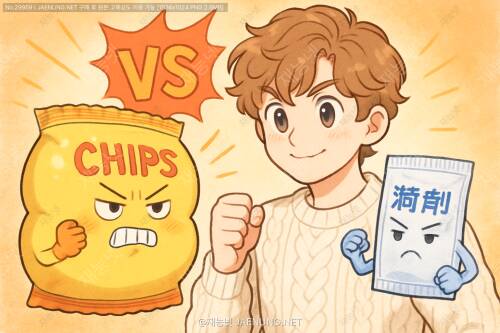과자 봉지를 빵빵하게! 육포 속 작은 봉지!세기의 대결: 탈산소제 vs 질소충전