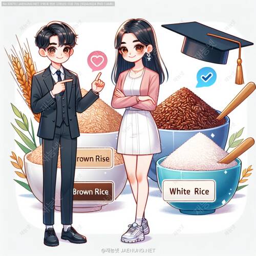 🌾 현미와 백미의 영양 대결! 🍚