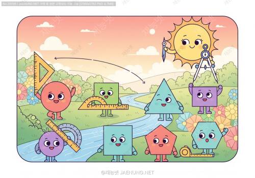 📐 기본 도형의 성질과 둘레·넓이 계산을 통한 평면 기하학 기초 ✨